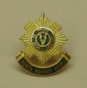 SCOTS GUARDS ASSn. gilt enamel lapel