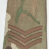 SERGEANT - multicam camouflage rank slide
