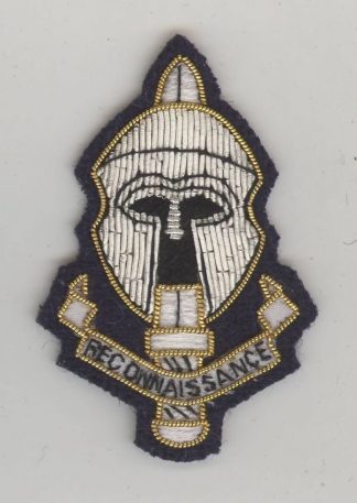ECIAL RECONNAISANCE REGT. EMBROIDERED CAP BADGE