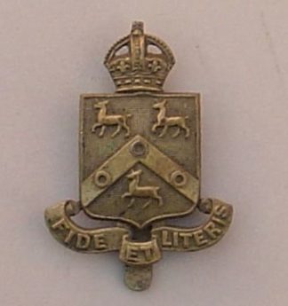 ST PAULS SCHOOL, LONDON W.14 , g/m cap badge