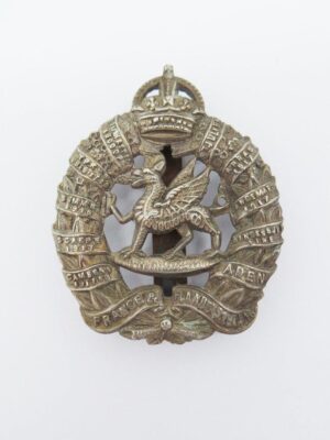 1st MONMOUTHSHIRE REGIMENT - KC O.R.'S w/m cap badge 1922-1946 pattern (re-strike)