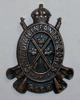 CANADIAN INFANTRY CORPS KC bronzed