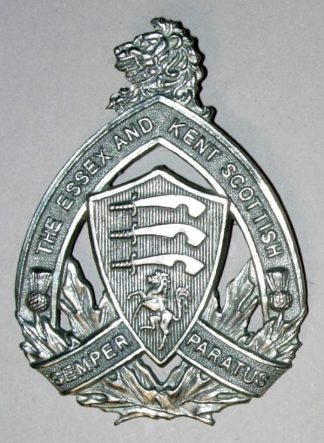 ESSEX and KENT SCOTTISH w/m Glengarry badge