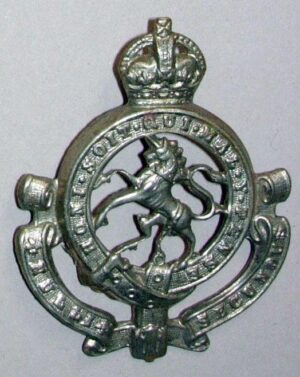 GOVERNOR GENERAL'S HORSE GUARD KCw/m cap badge