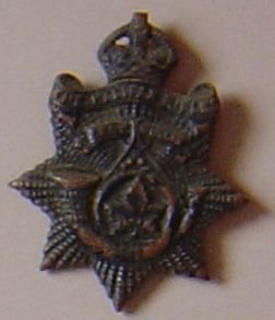 HALIFAX RIFLES KC OR's cap badge Bronzed