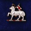 QUEENS - LAPEL BADGE - Lamb & Flag