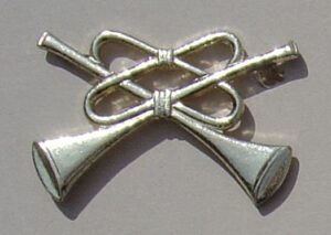 UMPETS CROSSED 'TRUMPETER' 'Silver Plated'
