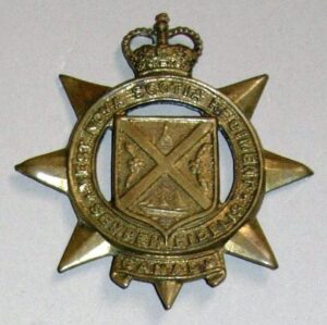 THE WEST NOVA SCOTIA REGIMENT QC g/m or's cap bge