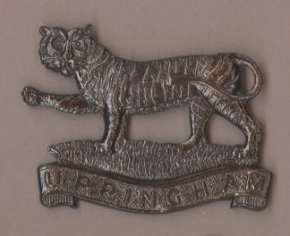 PINGHAM school O.T.C. bronzed or's cap badge r/s