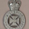 LTSHIRE CONSTABULARY QC cap badge chrome