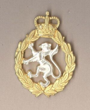 MENS ROYAL ARMY CORPS QC gilt and silver plate