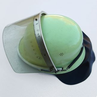 WEST GERMAN POLICE - Riot Police helmet, complete with lifting clear acetate visor