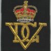 The 2nd Dragoon Guards QUEEN'S BAYS Bullion Embroidered Blazer badge