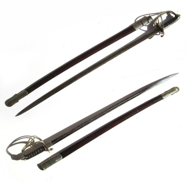 ROYAL ARTILLERY OFFICER'S SWORD VR by Henry WILKINSON 'Royal Carmarthen Artillery'numbered 1 4205