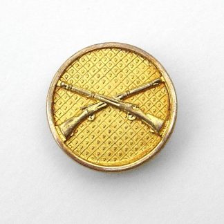 U.S. WWI Distinctive Insignia collar badge Officer's Gilt - Infantry unit