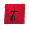 Anti-Aircraft Command  - Black Bow and Arrow aimed upwards on a scarlet square - original