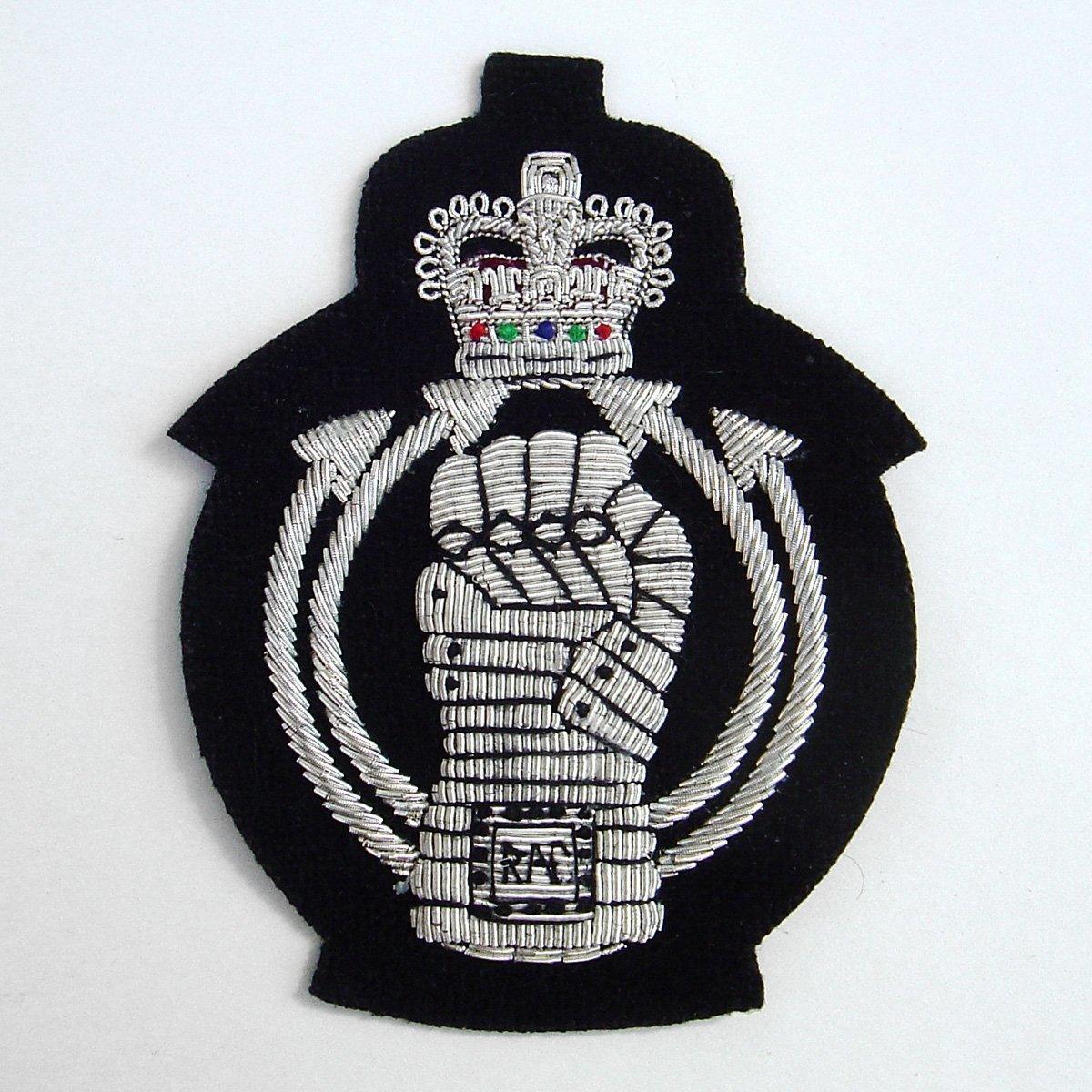 ROYAL ARMOURED CORPS QC Bullion wire embroidered Blazer Badge