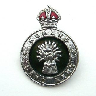 WOMEN'S LAND ARMY KC OR'S CAP BADGE - enamel and nickle plate, with broach fixing.