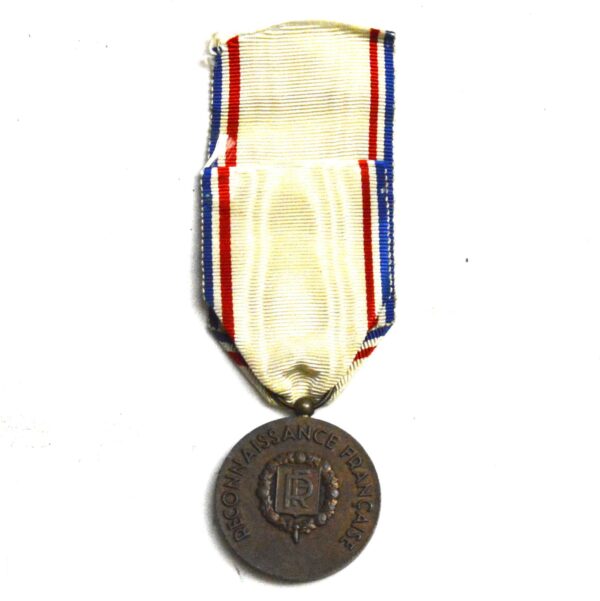 Medal of National Recognition in Bronze, 2nd Version (Médaille de la Reconnaissance Nationale, bronze, 2ème type) - Image 2