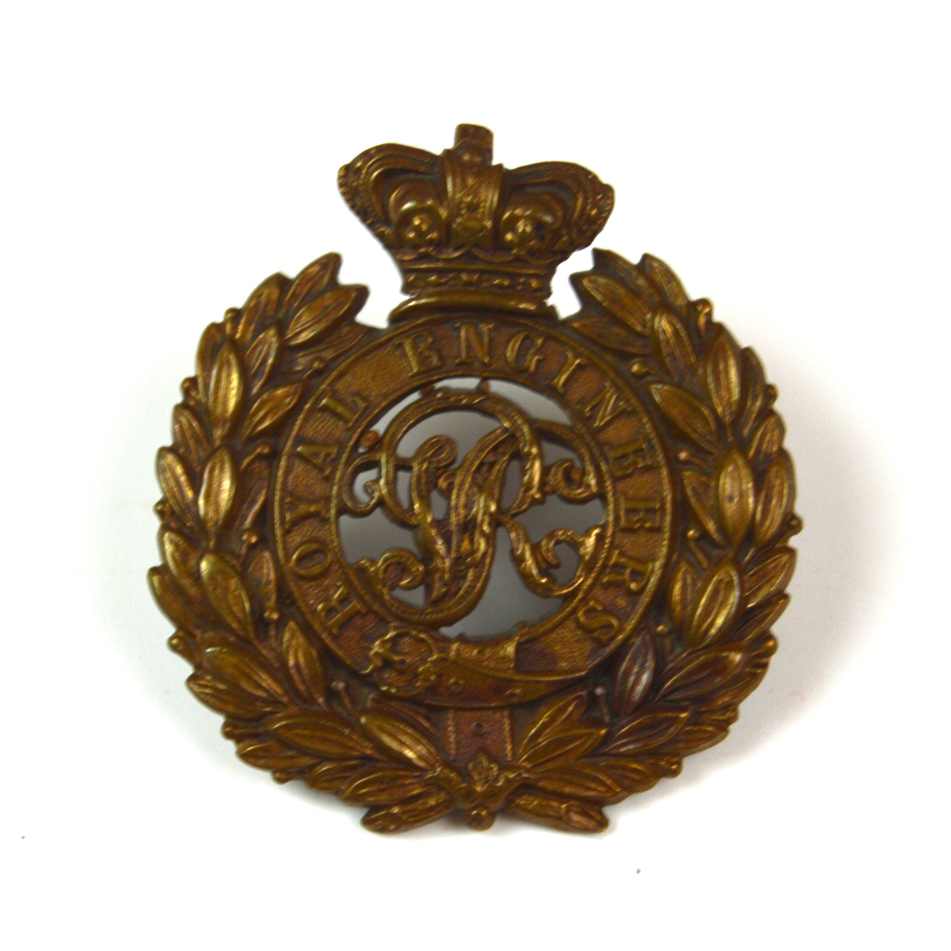 Corps of Royal Engineers (1898-1901 Pattern) Cap Badge, Original