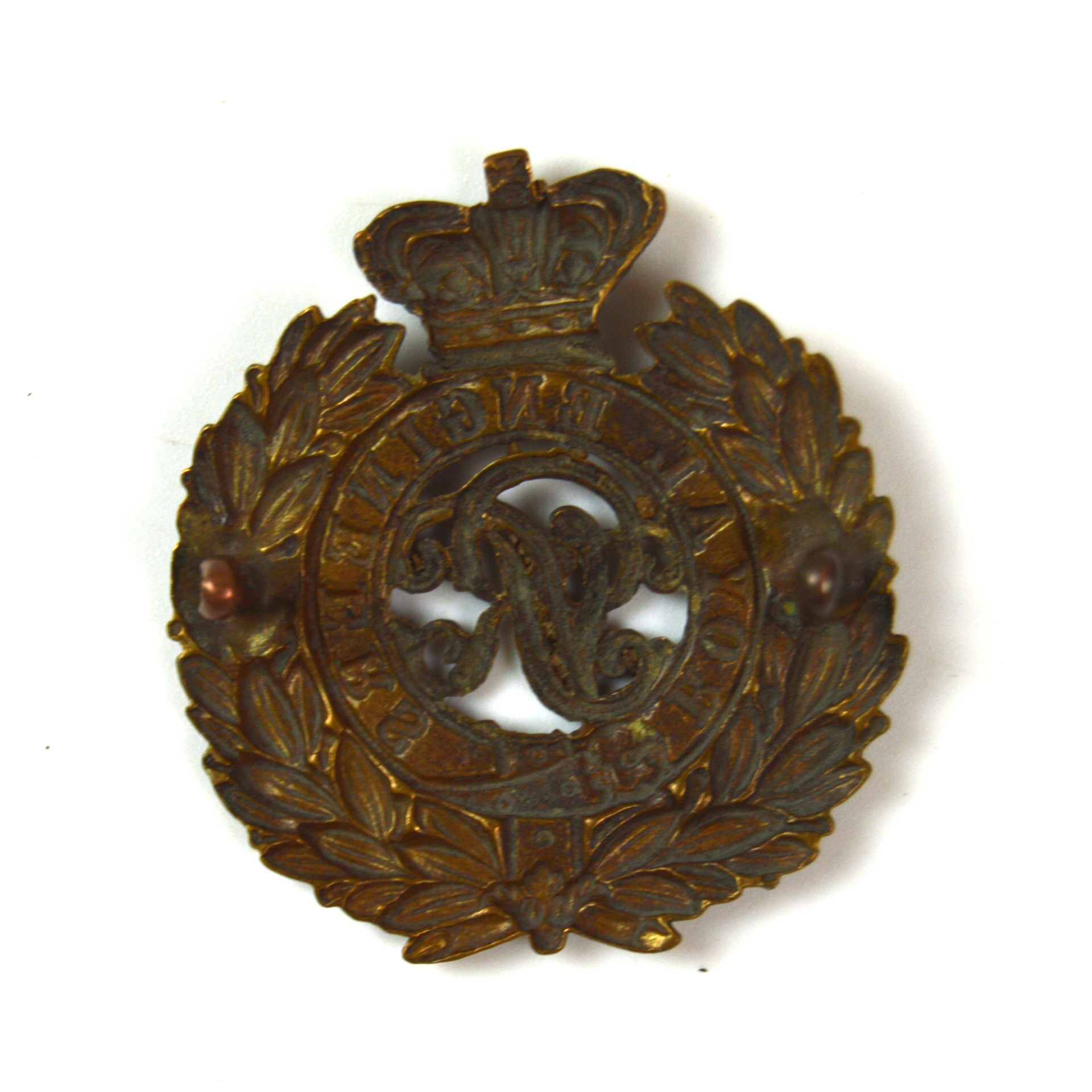 Corps of Royal Engineers (1898-1901 Pattern) Cap Badge, Original - Image 2