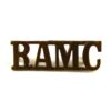 Royal Army Medical Corps (RAMC) Brass Shoulder Title