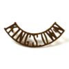 King's Own Royal Regiment (Lancaster) (KING'S OWN) (1905-59 Pattern) Curved Shoulder Title