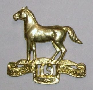 19th ALBERTA DRAGOON g/m OR's cap badge