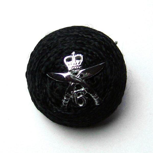 6th GURKHA RIFLES OFFICER's QC Cord Boss cap badge