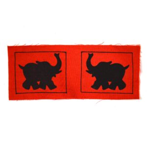British IV Corps Printed Sleeve Badge, Pair