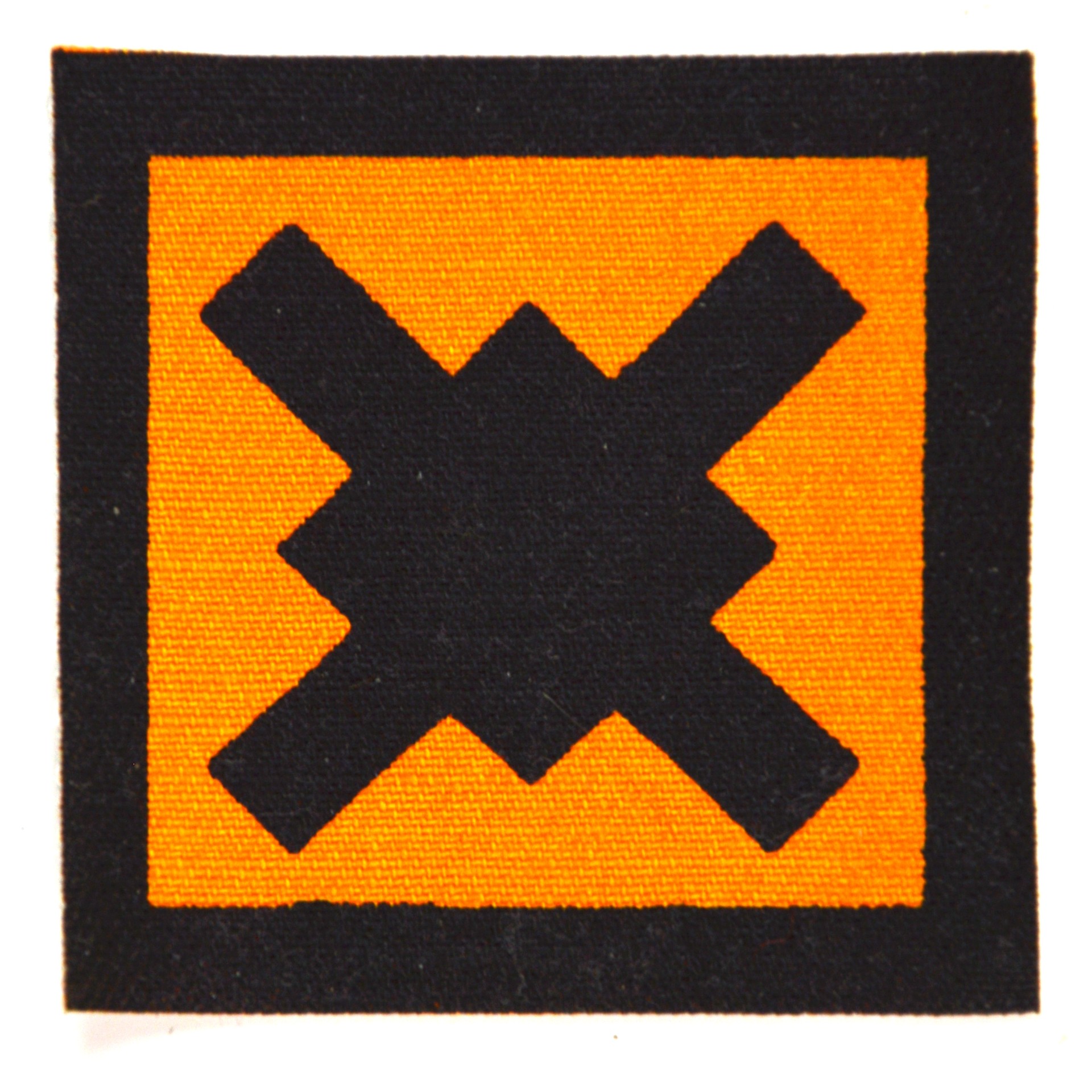 British 18th Infantry Division Printed Sleeve Badge