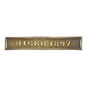 Niger 1897 Clasp Face - Contemporary Tailor's Copy for the East and West Africa Medal