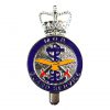 MOD Guard Service Enamelled & Nickel Plate Cap Badge, Queen's Crown