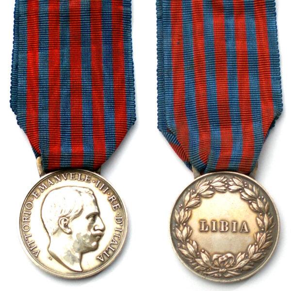 ITALY 1912-13 Italian Libya Campaign Medal f/s silver