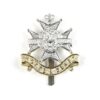 Sherwood Foresters (Nottinghamshire and Derbyshire Regiment) Anodised Cap Badge, Queen's Crown, Original
