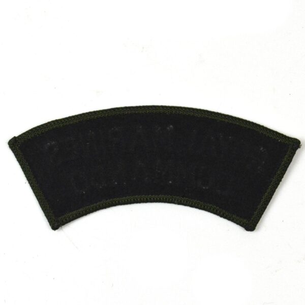 Royal Marines Commando 2 Line Embroidered Shoulder Title, Subdued - Image 2
