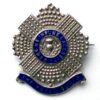 Royal Scots Sterling Silver & Enamel Sweetheart Broach