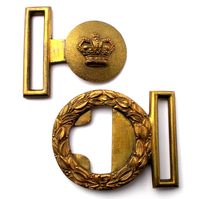 COLONIAL REGIMENT GENERAL SERVICE OR'S BUCKLE QVC Brass original - Image 3
