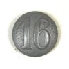 German Third Reich 16th Company Epaulette Button (19mm)