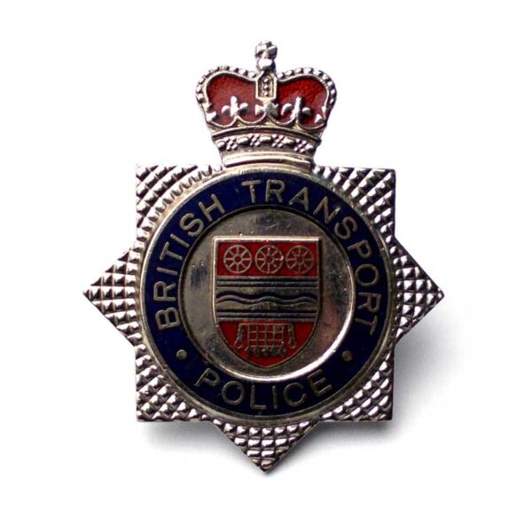 British Transport Police Enamel Cap Badge
