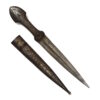 Indo-Persian Silver Inlay Koftari Kindjal Dagger and Scabbard