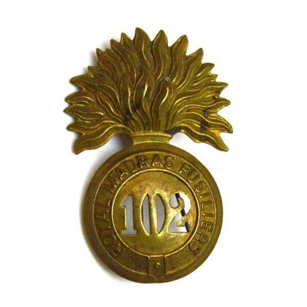 102nd Royal Madras Fusiliers Glengarry Badge, Restrike