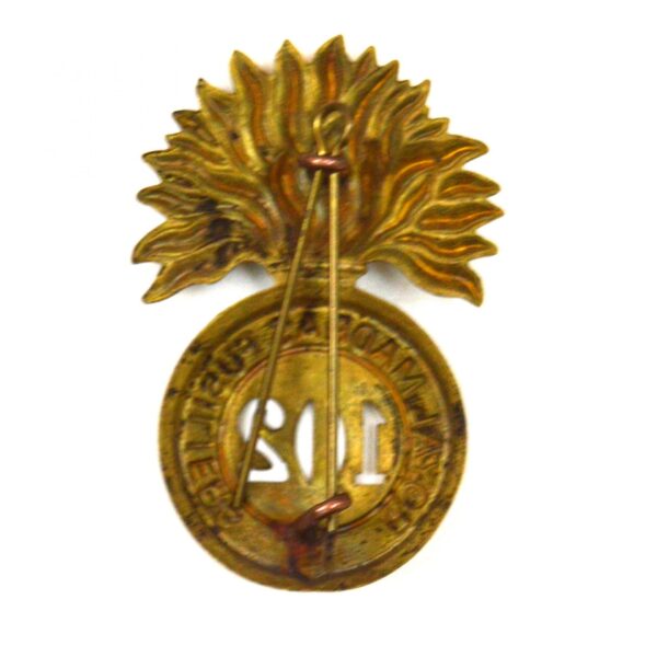 102nd Royal Madras Fusiliers Glengarry Badge, Restrike - Image 2