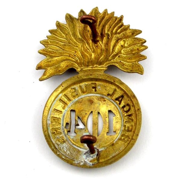 104th Bengal Fusiliers OR's g/m GLENGARRY BADGE QVC re-strike - Image 2