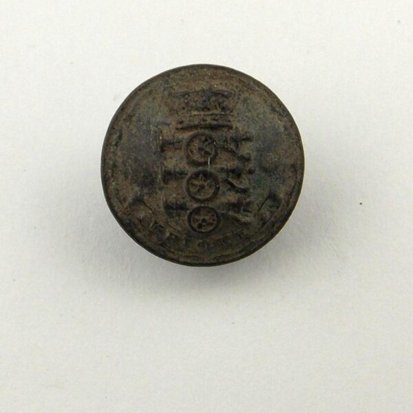ROYAL REGIMENT of ARTILLERY 15mm small Coatee button closed back 'Firmin & Co. London'