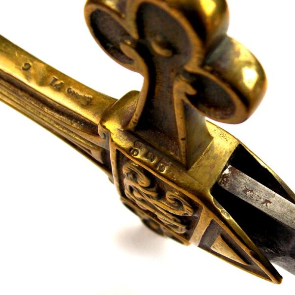 British Pattern 1856 Drummers Sword Mk 1, Compete in Scabbard - Image 6