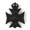 Buckinghamshire Battalion, Oxfordshire and Buckinghamshire Light Infantry Blackened Cap Badge, King's Crown, Restrike