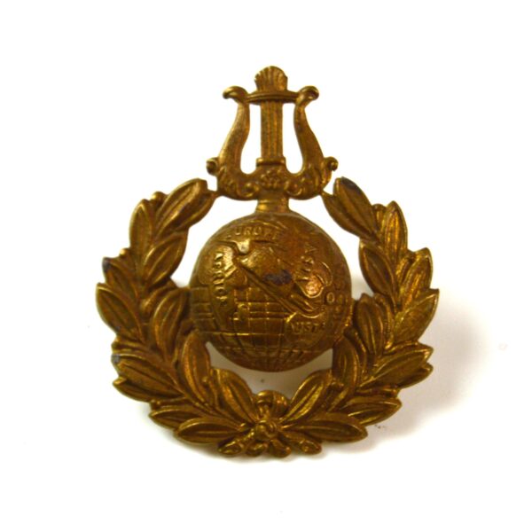 Royal Naval/Royal Marine School of Music (1921-1936 Pattern) Cap Badge, Original