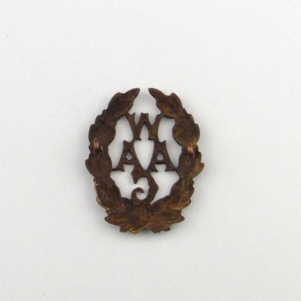 Women's Auxiliary Army Corps Cap Badge, Bronzed Restrike - Image 2