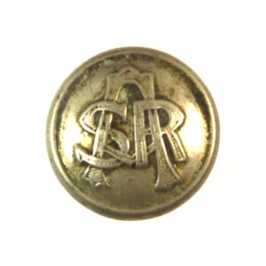 South African Railways Monogram Button - 15mm